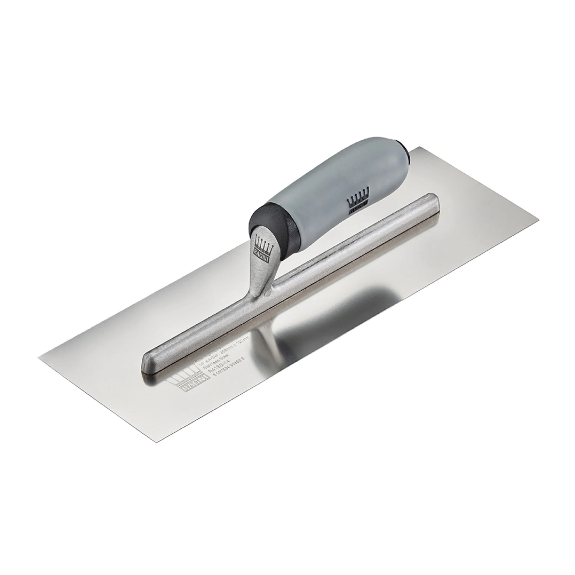 Ragni R418S-14, Stainless Steel 14"  Finishing Trowel - Image 2