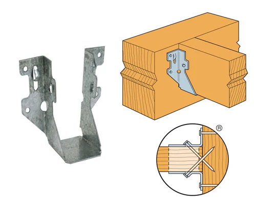 Simpson Strong Tie LUS24Z, ZMAX Galvanized Face-Mount Joist Hanger for 2x4
