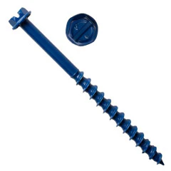 Simpson Strong Tie TNT18134H, Titen Turbo 3/16 x 1-3/4 Hex Head Concrete Screw 100pc