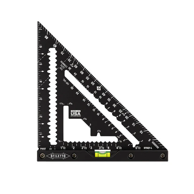 Stiletto STSQ7-LP, 4.5in and 7in Rafter Square Set - Image 2