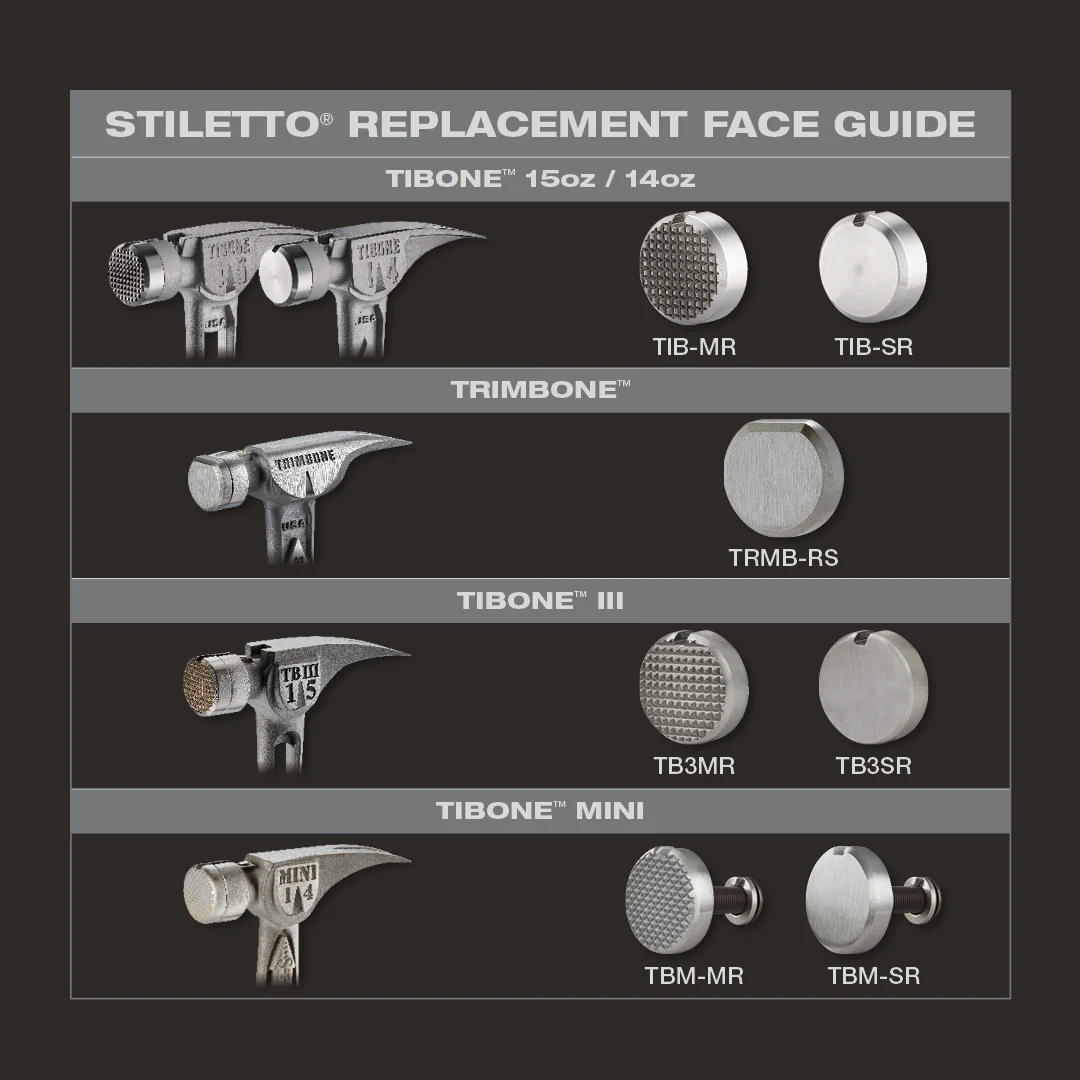 Stiletto TB3SR, TIBONE 3 SMOOTH REPLACEMENT FACE - Image 3