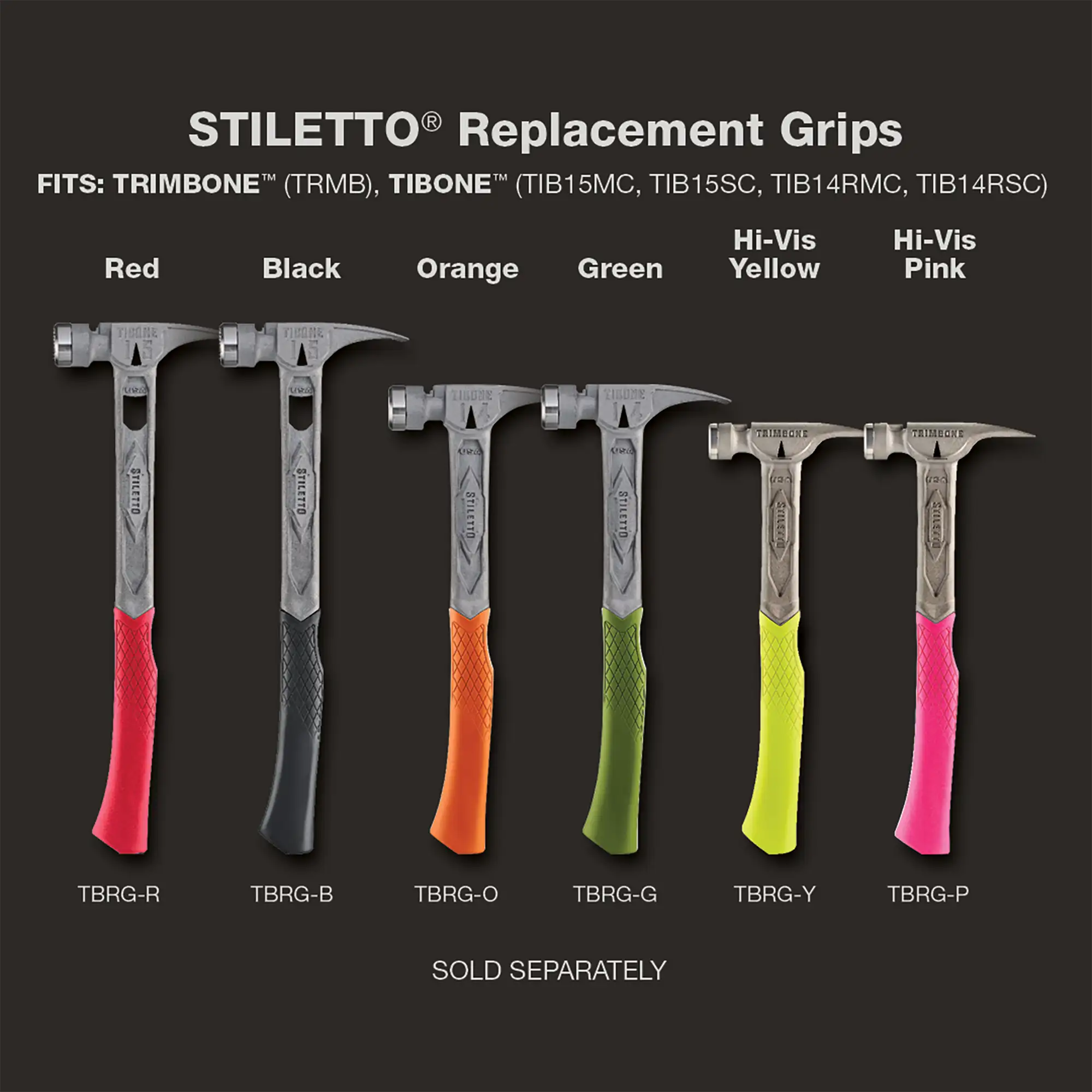 Stiletto TBRG-R, STILETTO® Red Replacement Grip - Image 4