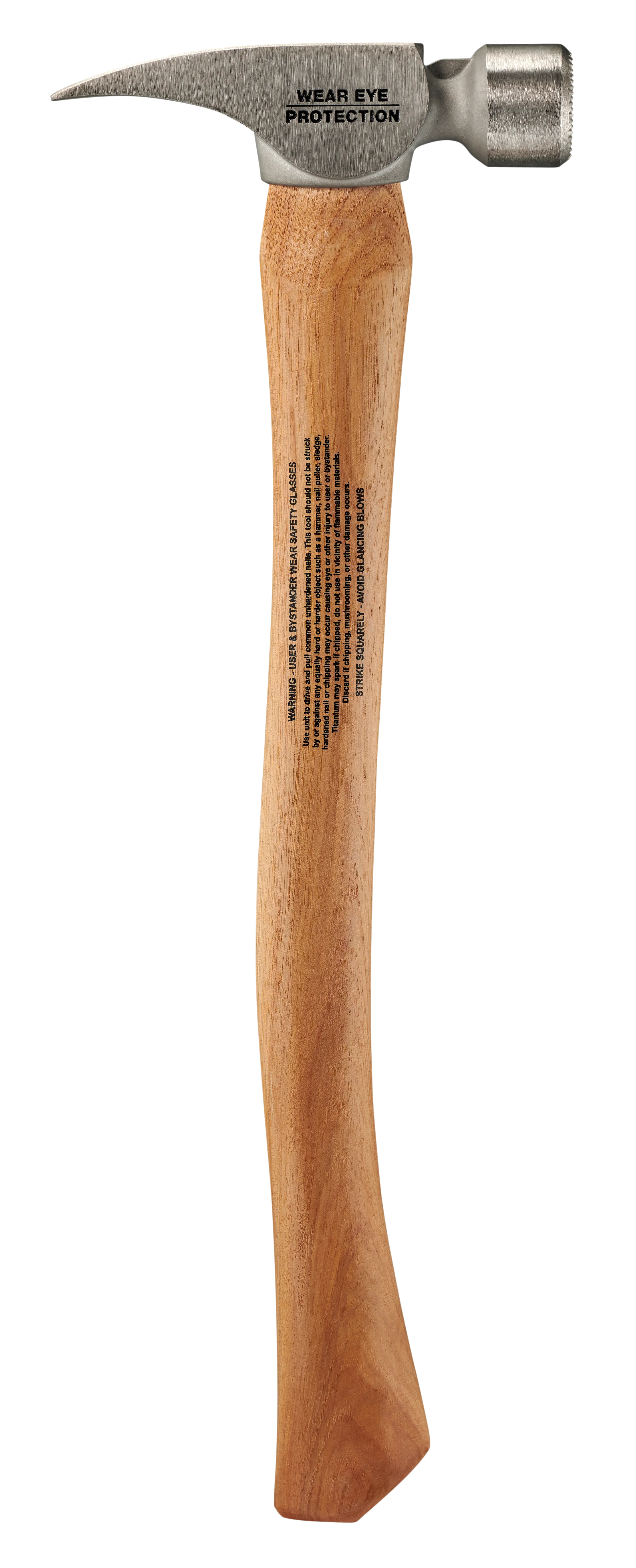Stiletto TI14MC, 14oz Titanium Milled Face Curved Hickory Handle Hammer - Image 9