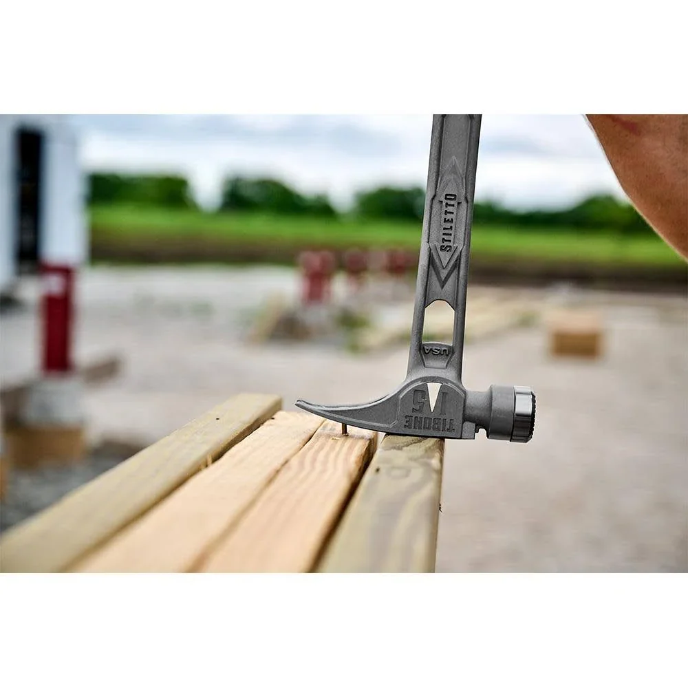 Stiletto TIB15MC, STILETTO® TIBONE™ 15oz Milled Titanium Framing Hammer - Image 7