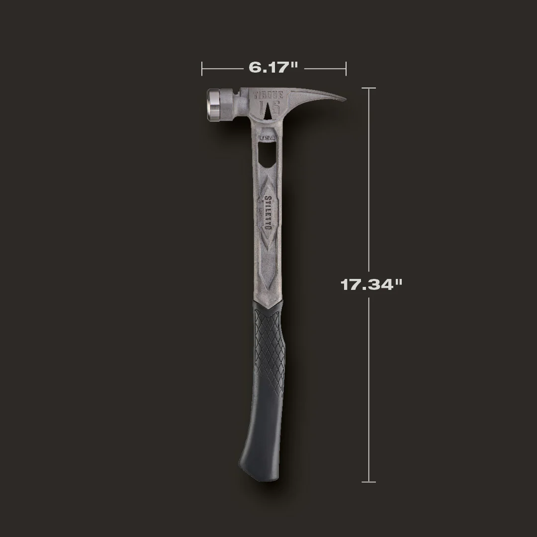 Stiletto TIB15SC, STILETTO® TIBONE™ 15oz Smooth Titanium Framing Hammer - Image 3