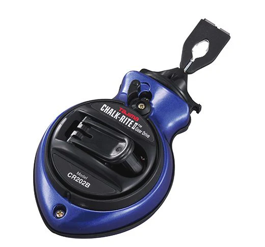 Tajima CR202B-P, Chalk-Rite® II Ultra-Thin. 0.5 mm chalk snap-line, blue Micro Chalk, metallic blue - Image 2