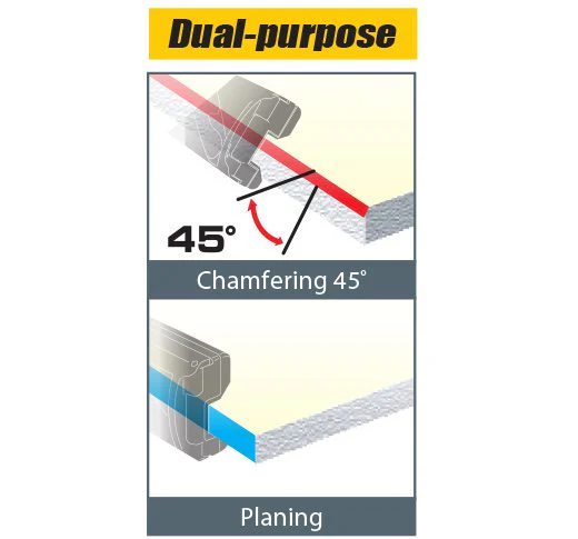 Tajima TBK180-H45, Drywall Chamfer Dual-Purpose Planing and Chamfering 45° - Image 8
