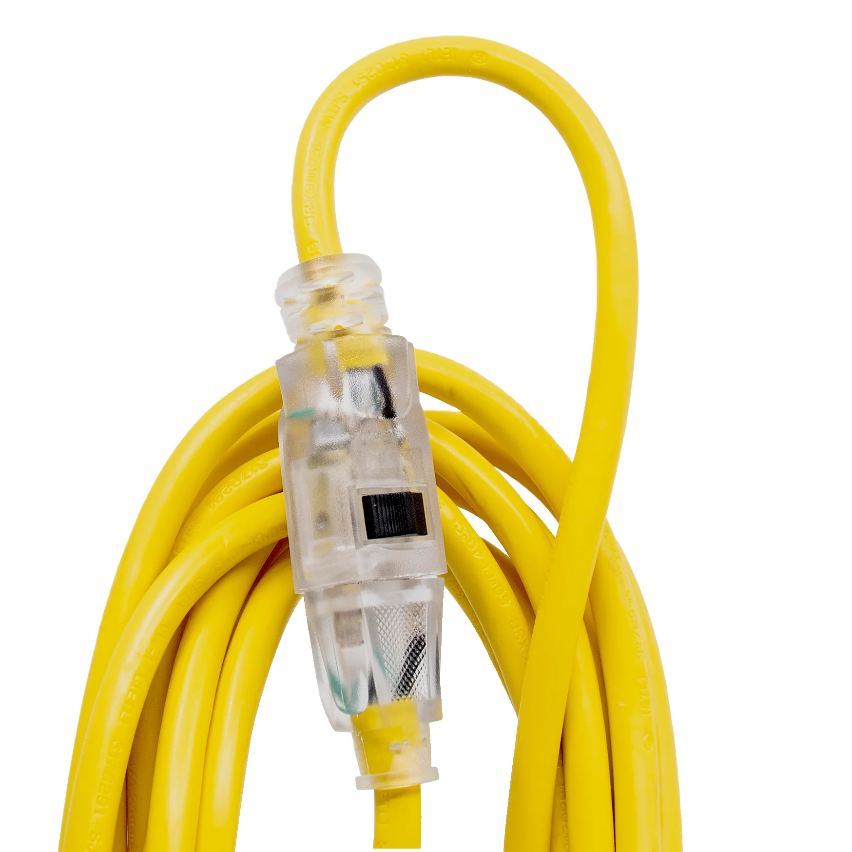 Toolway 140055, Extension Cord Outdoor SJTW 14/3 Single Tap Yellow 100ft - Image 5