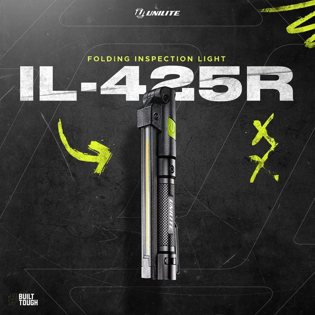 Unilite IL-425R, 425 Lumen Folding Inspection Light - Image 3