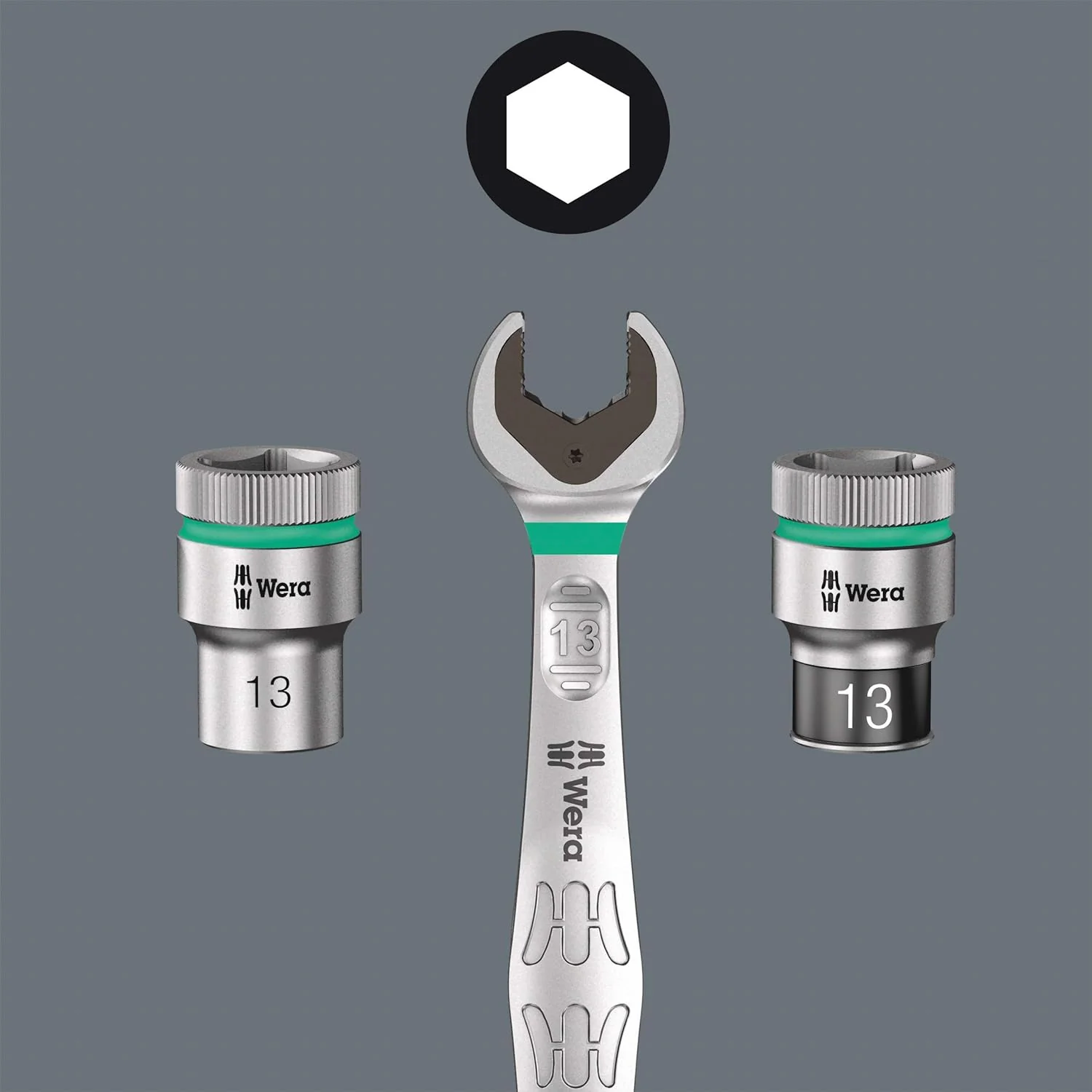 Wera 05005452001, 9608 Magnetic rail B Impaktor Imperial 1, 9 pieces - Image 5
