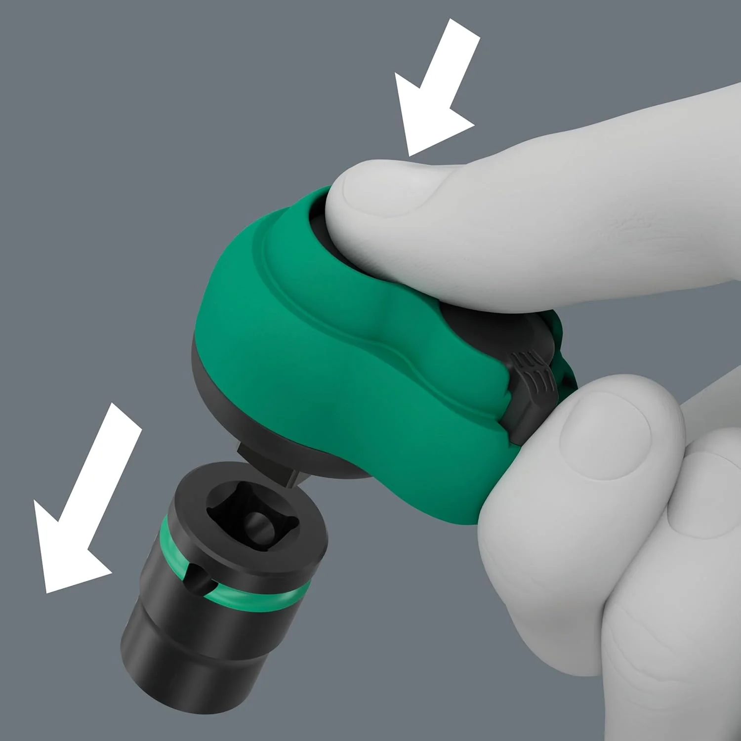 Wera 05005531001, 8100 SB 13 Zyklop Comfort Ratchet set, reversing lever, 3/8" drive, imperial, 11 pieces - Image 5