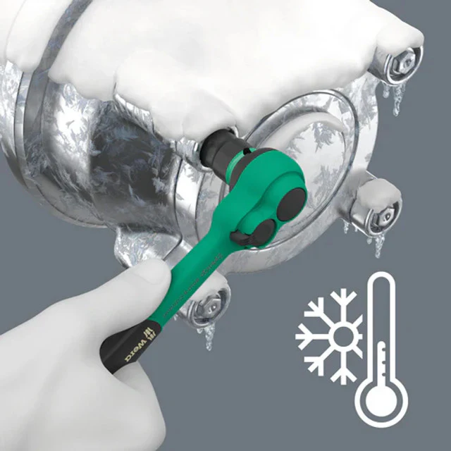 Wera 05005540001, 8010 B Zyklop Comfort Ratchet, with reversing lever, with 3/8" drive, 3/8" x 230 mm - Image 4