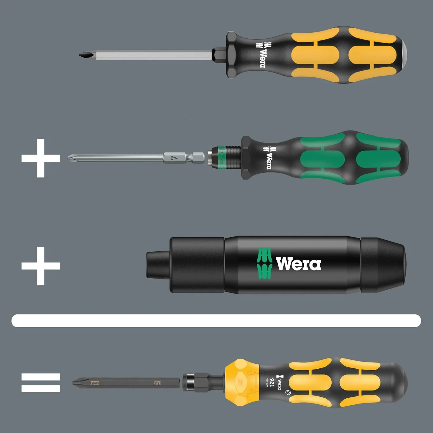 Wera 05018111001, KRAFTFORM KOMPAKT 900 IMPERIAL SET 1, 19 PIECES - Image 9