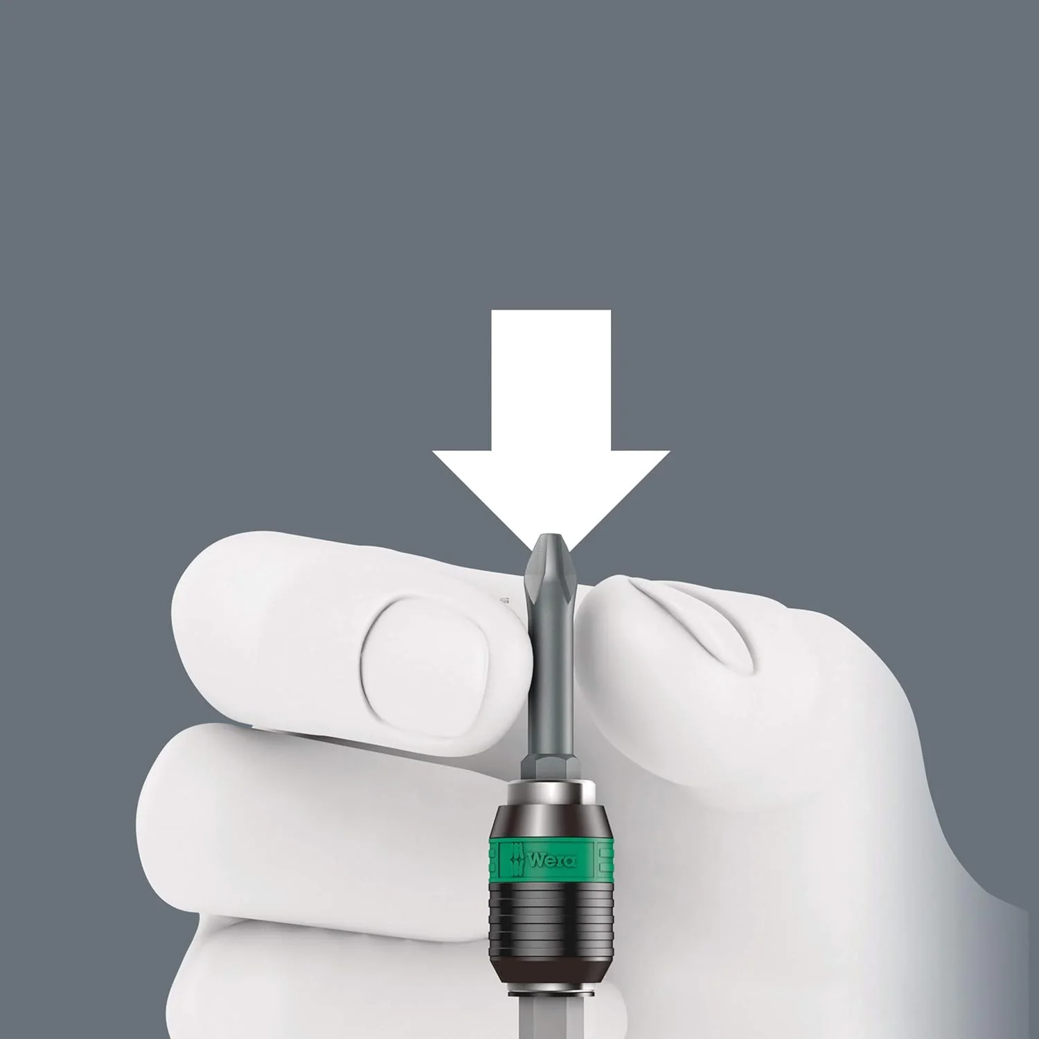 Wera 05051493001, 838 RA-R M Bitholding screwdriver with ratchet functionality, 1/4", 1/4" x 123.5 mm - Image 7