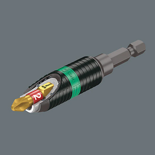 Wera 05053923001, 897/4 R Rapidaptor BiTorsion Universal Bit Holder - Image 3