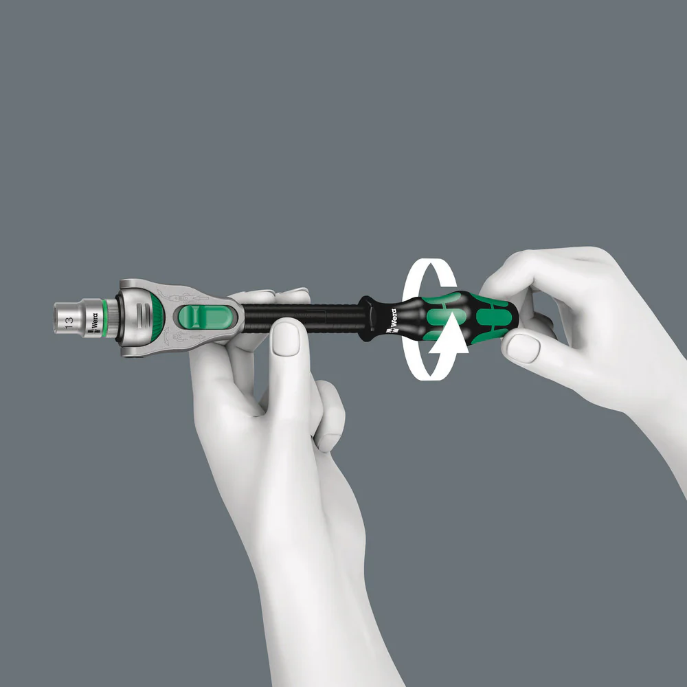 Wera 05073260001, 8000 A SB ZYKLOP SPEED RATCHET WITH 1/4" DRIVE, 1/4" X 152 MM - Image 2