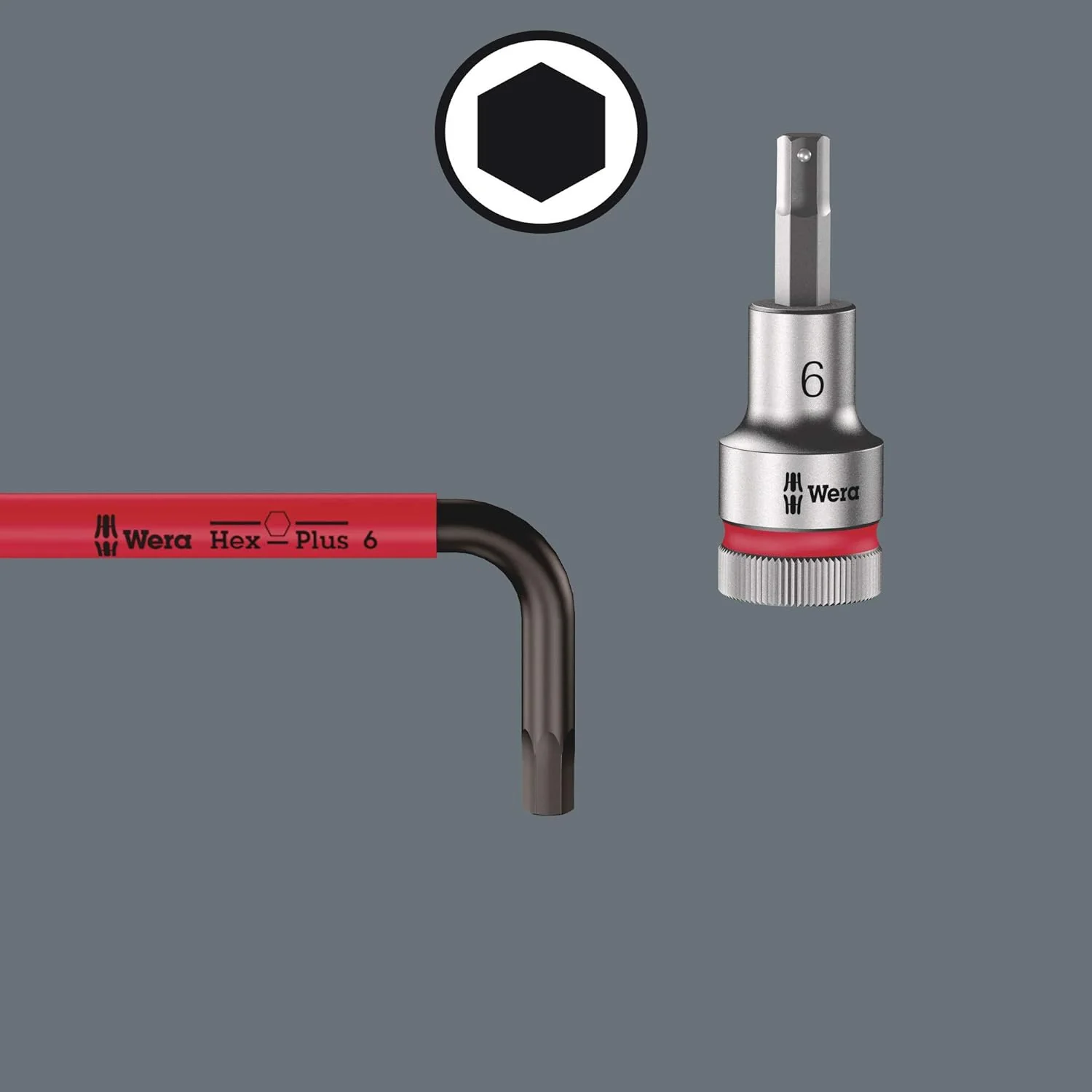 Wera 05133164001, 950/9 Hex-Plus Multicolour 2 L-key set, metric, BlackLaser, 9 pieces - Image 6